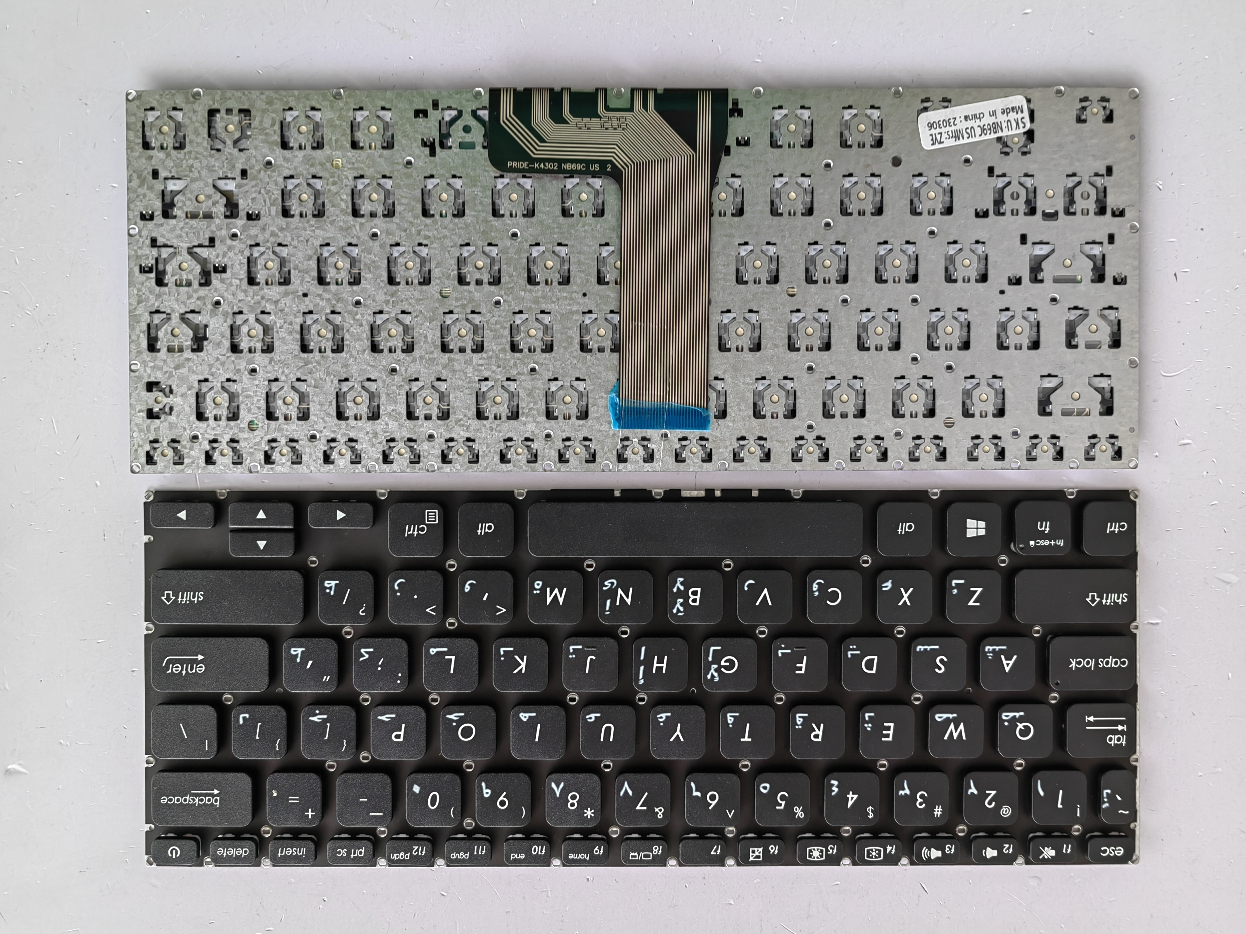 Picture of New Replacement Laptop Keyboard For ASUS X412/A412 BLACK (OEM) AR Layout
